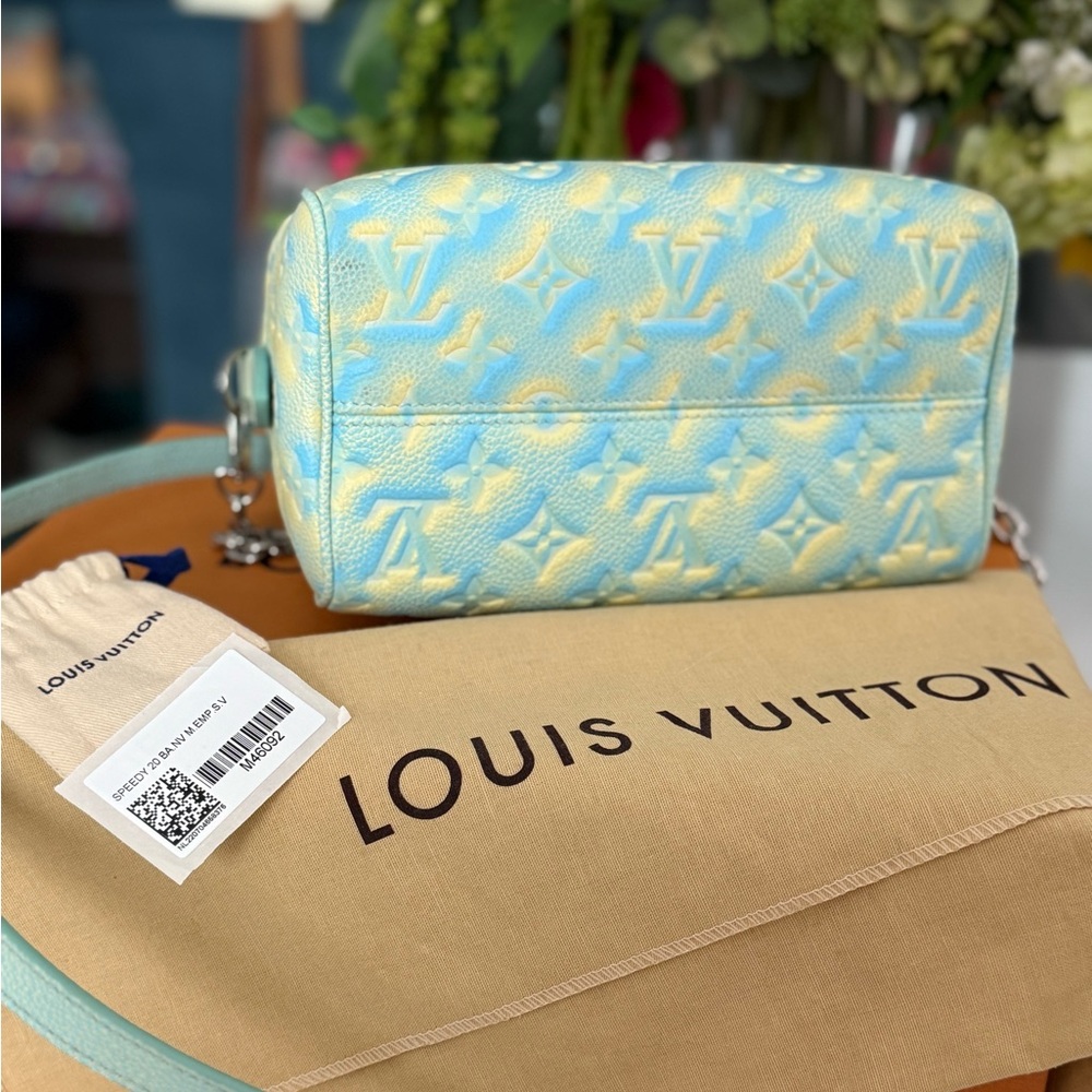 LOUIS VUITTON Summer Stardust Monogram Speedy Bandouliere 20 NWT Full inclusion - Picture 8 of 16